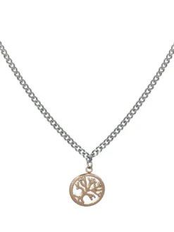 ACCIAIO Collana albero della vita
