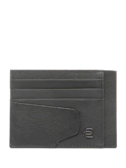 AKRON Portacard piatto in pelle