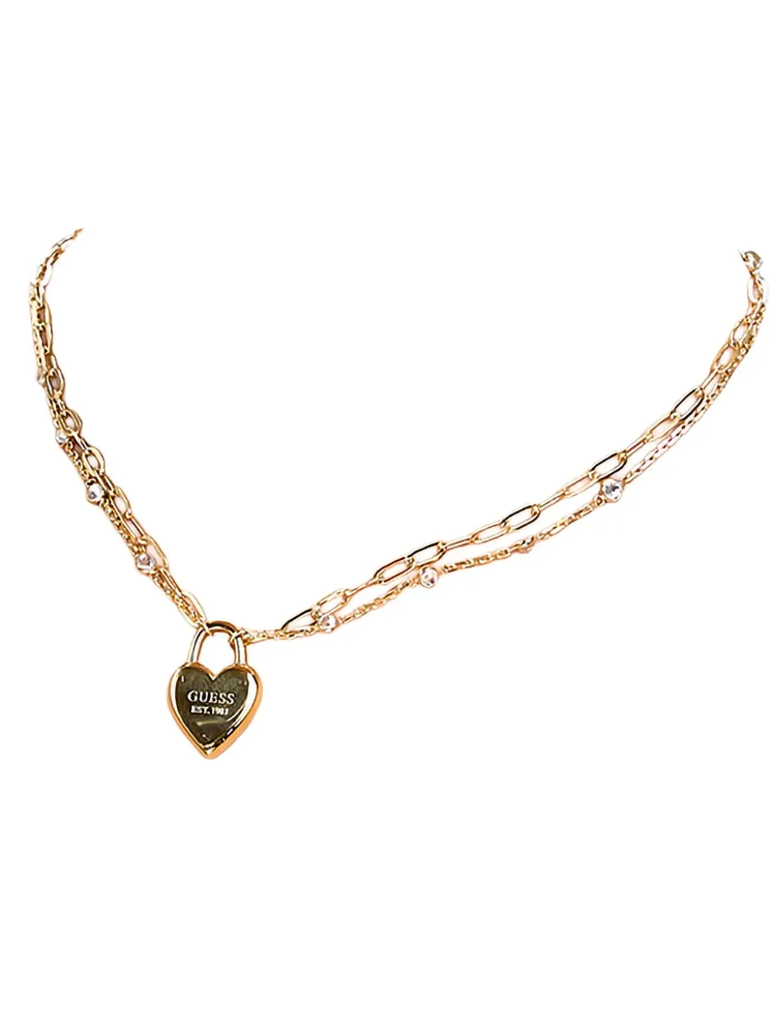 ALL YOU NEED IS LOVE Collana con charm a forma di cuore