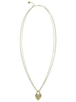 ALL YOU NEED IS LOVE Collana con charm a forma di cuore