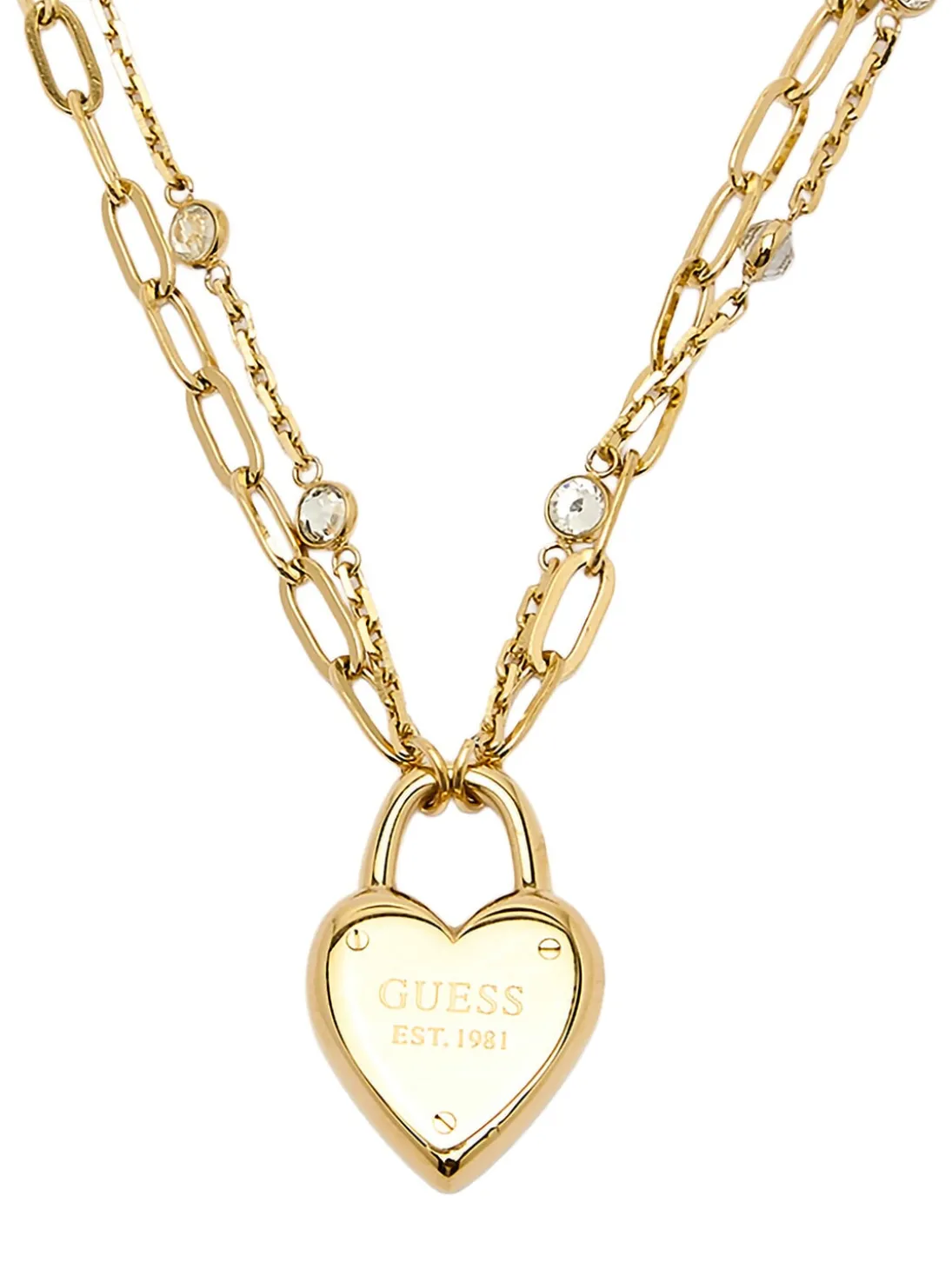 ALL YOU NEED IS LOVE Collana con charm a forma di cuore