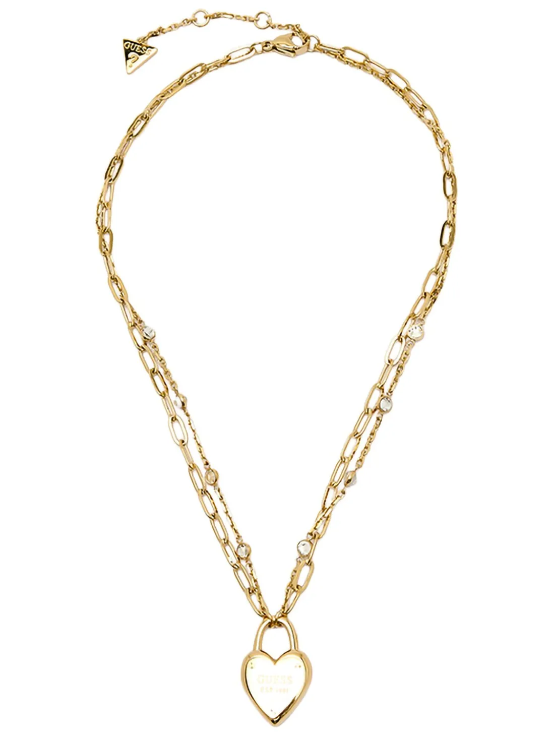 ALL YOU NEED IS LOVE Collana con charm a forma di cuore
