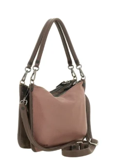 ARIANA Borsa shopping a spalla, con tracolla, in pelle