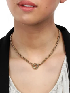 BAGLIORI Collana cristalli colorati