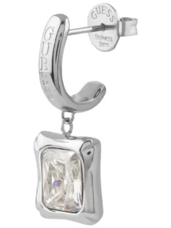 BAMBOO Orecchini, pendenti con zirconia cubica