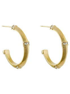 BAMBOO Orecchini yellow gold