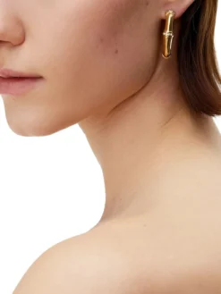 BAMBOO Orecchini yellow gold