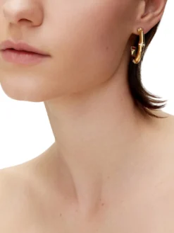 BAMBOO Orecchini yellow gold