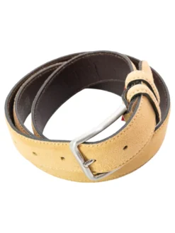 BASIC Cintura in pelle, con logo impresso