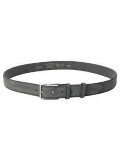 BASIC Cintura in pelle, con logo impresso
