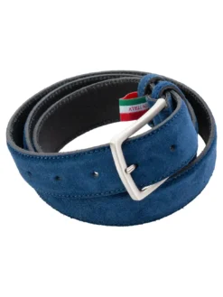 BASIC Cintura in pelle, con logo impresso