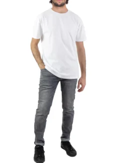 BASIC FLOCK T-shirt in cotone con logo