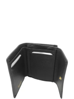 BASIC Portafoglio piccolo in pelle con patta