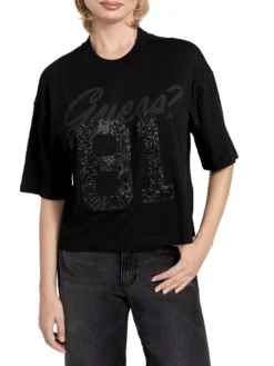 BELT WRAPPED T-shirt a maniche corte vestibilità oversize