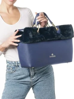 BETH FUR Borsa a mano con pochette