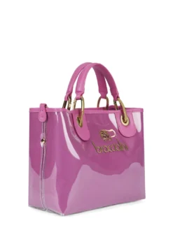 BETH JELLY Borsa a mano piccola lucida con pouch