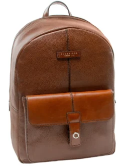BIAGIO Zaino in pelle, porta PC 13"