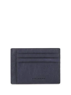 BLACK SQUARE Portacard piatto in pelle