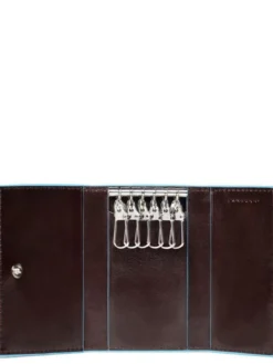 BLUE SQUARE Astuccio Portachiavi in pelle