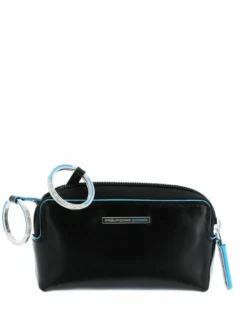 BLUE SQUARE Astuccio portachiavi in pelle