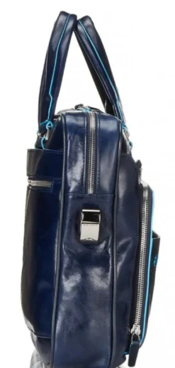 BLUE SQUARE Cartella in pelle porta PC 14