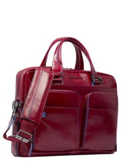BLUE SQUARE Cartella in pelle porta PC 14"