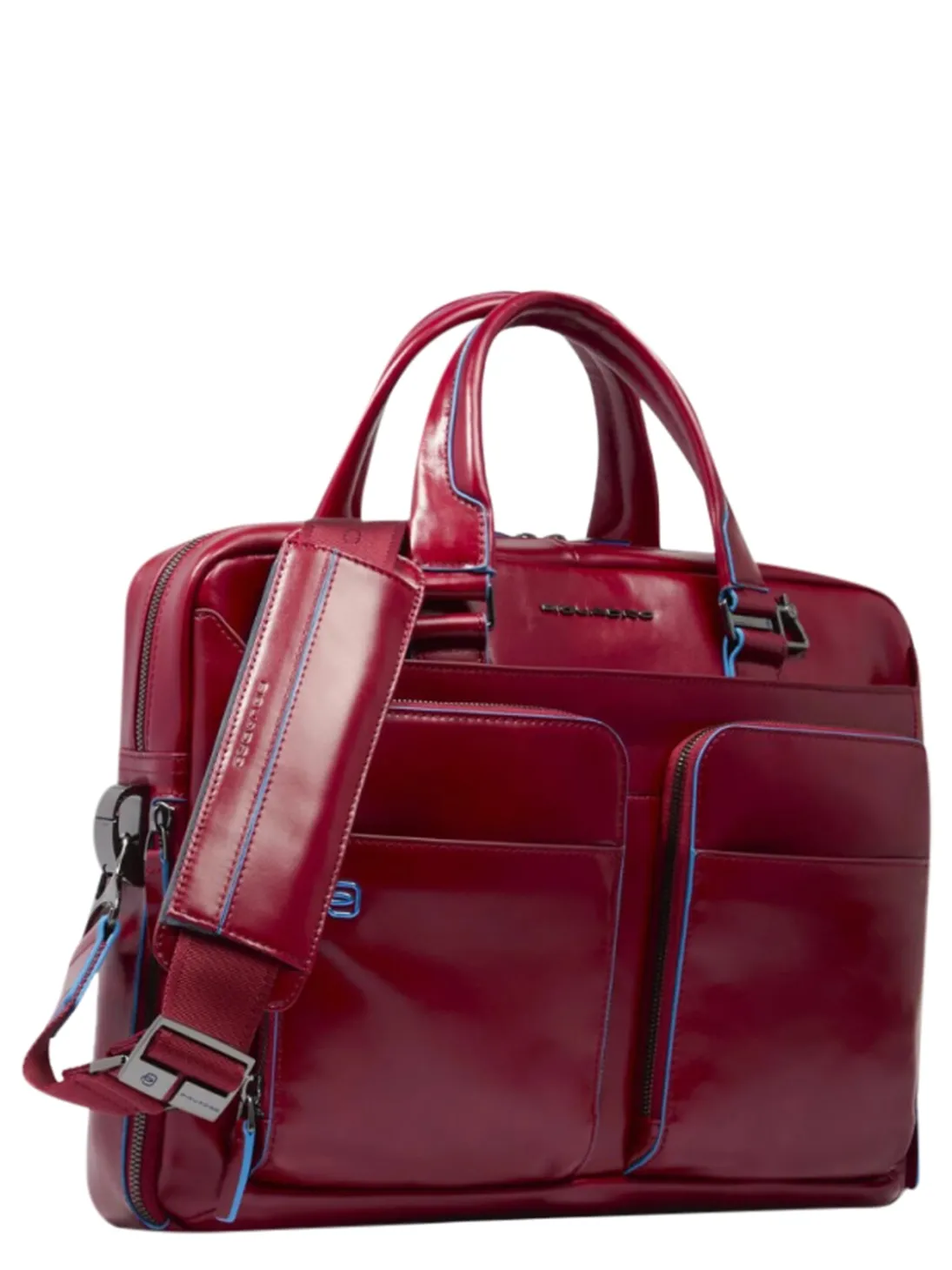 BLUE SQUARE Cartella in pelle porta PC 14"