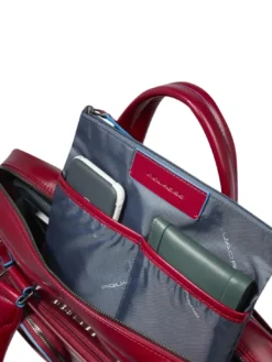 BLUE SQUARE Cartella in pelle porta PC 14"