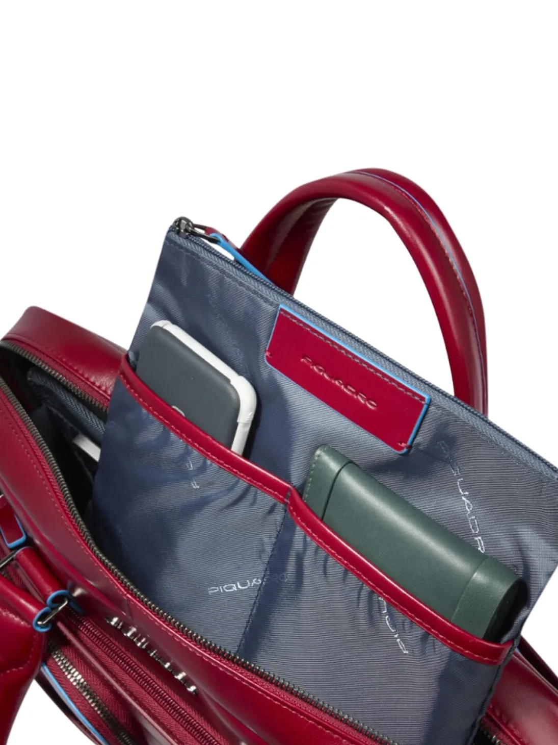 BLUE SQUARE Cartella in pelle porta PC 14"