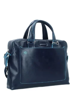 BLUE SQUARE Cartella in pelle, porta PC 14"