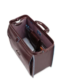 BLUE SQUARE Doctor Bag in pelle