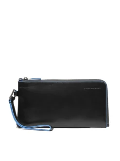 BLUE SQUARE Portacarte pochette uomo in pelle