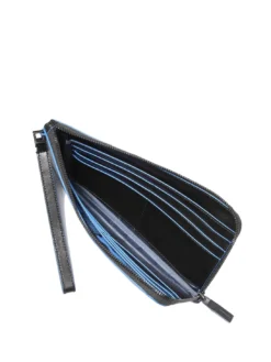 BLUE SQUARE Portacarte pochette uomo in pelle
