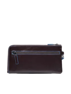 BLUE SQUARE Portacarte pochette uomo in pelle