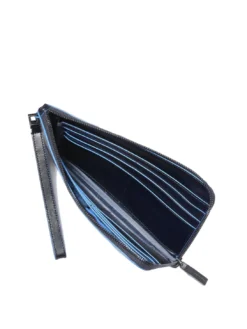 BLUE SQUARE Portacarte pochette uomo in pelle