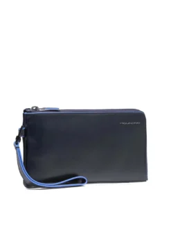 BLUE SQUARE Portacarte pochette uomo in pelle