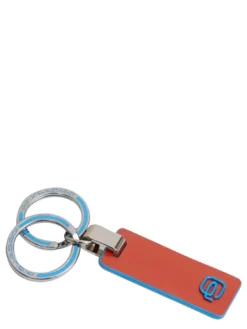 BLUE SQUARE Portachiavi in pelle