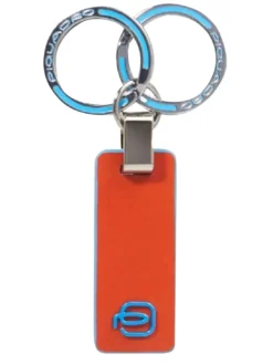 BLUE SQUARE Portachiavi in pelle