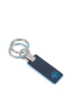 BLUE SQUARE Portachiavi in pelle