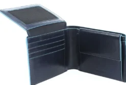 BLUE SQUARE Portafoglio in pelle con flap