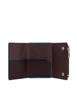 BLUE SQUARE Portafoglio in pelle con sliding system
