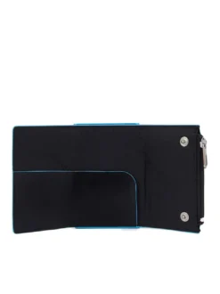 BLUE SQUARE Portafoglio in pelle con sliding system