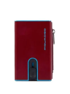 BLUE SQUARE Portafoglio in pelle con sliding system
