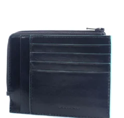 BLUE SQUARE Portafoglio in pelle con RFID