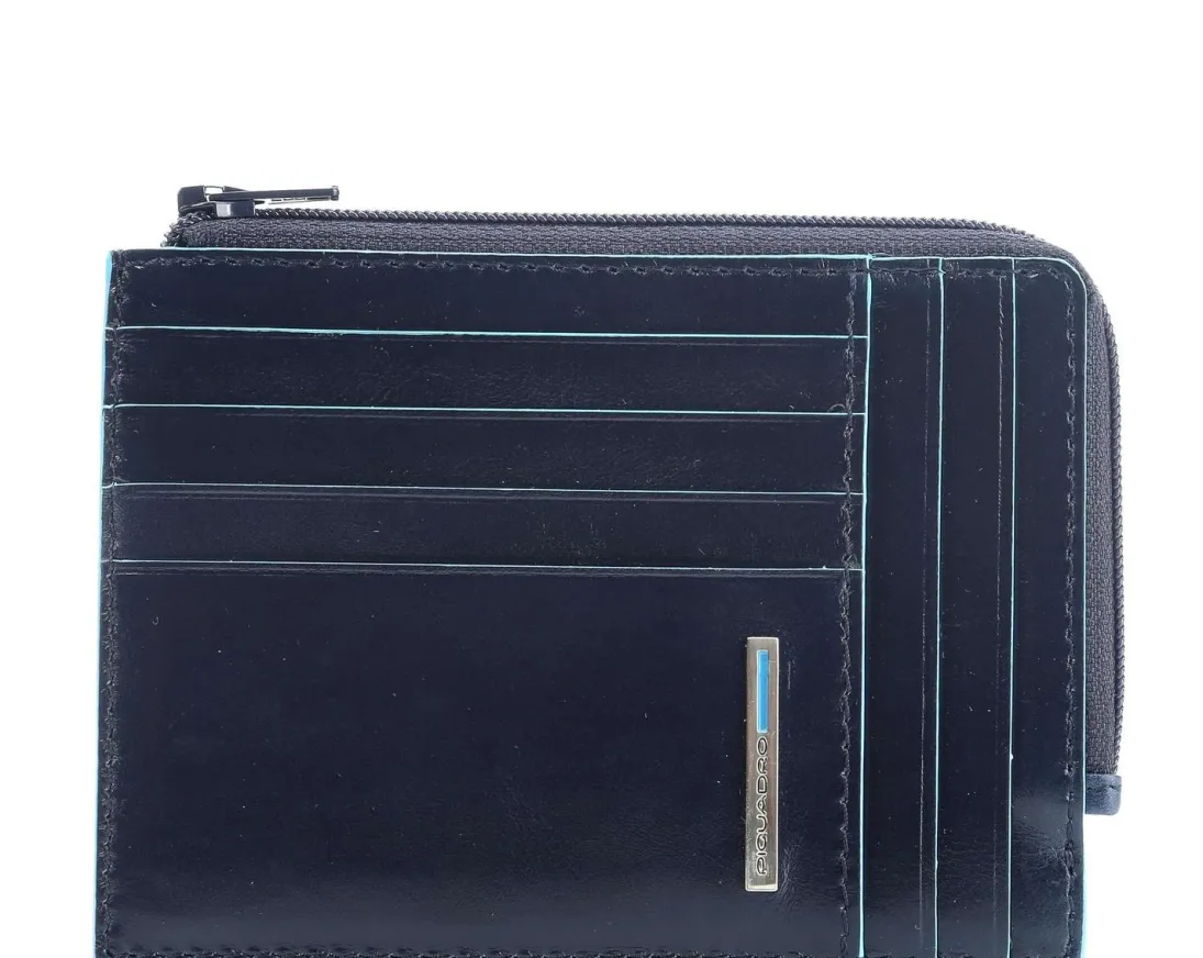 BLUE SQUARE Portafoglio in pelle con RFID