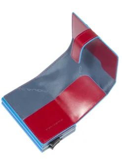 BLUE SQUARE Portafoglio portacard in pelle