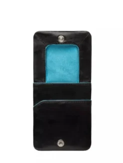 BLUE SQUARE Portamonete in pelle