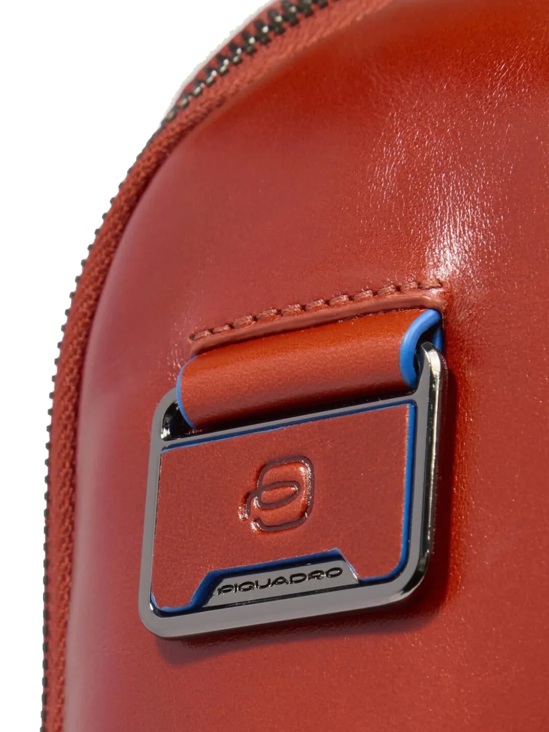 BLUE SQUARE Zaino fast-check in pelle, porta pc 14"