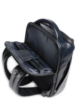 BLUE SQUARE Zaino in pelle, porta pc 14"