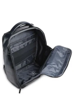 BLUE SQUARE Zaino in pelle, porta pc 14"